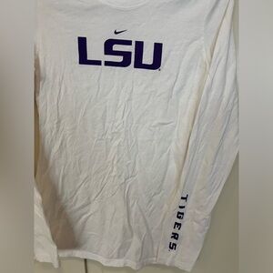 LSU Nike long sleeve shirt.